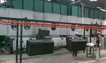 Automatic Powder Coating Plants with Spray Pretreatment for Automobile Components